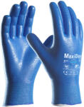ATG ® MaxiDex® és ViroSan vegy- és olajálló mártott védőkesztyű 19-007 kék 09/L (VO-A3033-09)