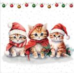 AMBIENTE Szalvéta 1db 25x25cm Funny cute kitten, Cuki kis cicák