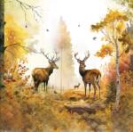AMBIENTE Szalvéta 25x25cm 20db/csomag Autumn Forest