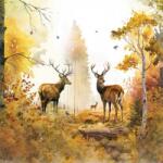 AMBIENTE Szalvéta 33x33cm 20db/csomag Autumn Forest