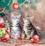 AMBIENTE Szalvéta 1db 25x25cm Magic of Christmas, Karácsony varázsa