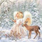  Szalvéta 33x33cm 20db/csomag Winter Angel, Téli Angyal (AMB.33313470)