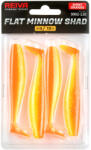 REIVA Flat Minnow shad 7, 5cm 4db/cs (Shiny Orange) (9902-810)