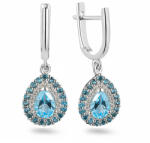 Heratis Forever 1, 57 ct könnycsepp topáz fülbevaló gyémánttal IZBR1243N
