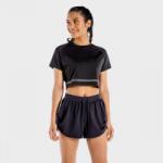 SQUATWOLF Flux Onyx női crop top XS