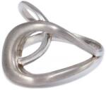 Ékszershop Fényes és matt hurkolt ezüst gyűrű (2172940)