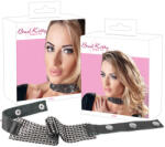 Bad Kitty - guler strălucitor pentru gât, negru