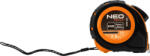 NEO TOOLS Mérőszalag 7, 5 m/25 mm, acél, autostop + rögzítő (67-224)
