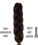  Afro szintetikus 100% kanekalon haj, 60 cm, 85 g, 6