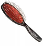 Eurostil fémtüskés kefe 00160, fekete - hajpatika