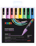 uni UNI Posca PC-3M Akril Marker Készlet 8 Darab/Készlet Pasztell Színek (2UPC3MPASZTELL)