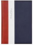TopTimer Naptár, tervező, A5, napi, TOPTIMER "Fashion", bordó-fehér-kék (CONKF021BOFKU)