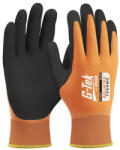 G-Tek G-TEK Aquatek THERMO akril/poliészter, latex tenyérmártott munkavédelmi kesztyű fekete/narancs 09/L