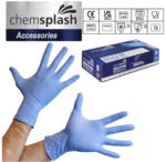 Chemsplash egyszerhasználatos púdermentes nitril kesztyű (100db) kék M