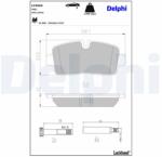 DELPHI Set placute frana DELPHI LP3950 (LP3950)
