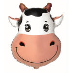 Flexmetal Tehén fej, fólia lufi, 60 X 55 cm