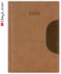 Dayliner Határidőnapló Memphis B5 heti, fehér lapokkal barna-csokoládé Dayliner 2026 (57826)