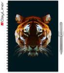 Dayliner Határidőnapló InSpiral A5 heti, fehér lapokkal Tiger Dayliner 2026 (57817) - irodaszerpiac