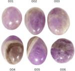 Palm Stone Ametist Lavanda Natural - 36-49 x 28-34 x 16-23 mm - Piatra Linistii Profunde si a Intuitiei Delicate - ( XL ) - 1 Buc