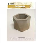 CreativCompany Öntőforma, összecsukható - Kaspó, geometrikus, hatszögletű