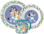  Bluey Tropical étkészlet, micro műanyag szett bögrével 265 ml (JVL33365) - kidsfashion
