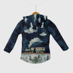 Takoy Panel szabásmintával 170 softshell kabát éjszakai vonat