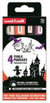 uni Krétamarker készlet, 1, 8-2, 5 mm, UNI "PWE-5M", "Halloween", 4 különböző szín (2UPWE5MHALLOWEEN)
