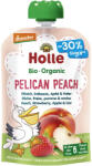Holle Piure bio din piersici, capsuni, mere si ovaz, pentru copii, +6 luni, 100 g