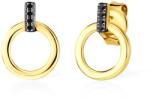 SAVICKI Cercei cercuri SAVICKI: aur, diamante negre - savicki - 2 904,00 RON