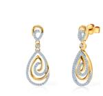 SAVICKI Cercei lacrimi SAVICKI: aur, diamante - savicki - 6 429,00 RON