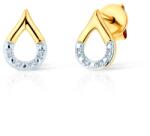 SAVICKI Cercei lacrimi SAVICKI: aur, diamante - savicki - 2 793,00 RON