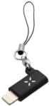 FIXED microUSB / Lightning adat és töltő adapter fekete FIXED (FIXA-ML-BK)