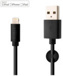 FIXED USB / Lightning 1m adat és töltőkábel MFI fekete FIXED (FIXD-UL-BK)