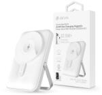 DEVIA Extreme Speed Magnetic PD 22.5W powerbank/állvány - Lightning/Type-C - 10.000 mAh - fehér - rexdigital