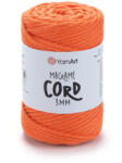  MACRAME CORD zsinór fonal, 3mm - Élénk narancs - 800