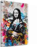  Kép GRAFFITI MONA vászonra | Festett struktúra