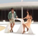 Vondom Masa de bar exterior / interior design modern premium WING BAR TABLE 53032 Vondom (53032 VD)