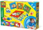 Ses Creative Set pictura cu acuarele pentru degetele si 8 carduri cu animale (14415)