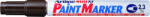 Artline Marker cu vopsea ARTLINE 400XF, corp metalic, varf rotund 2.3mm - maro (EK-400XF-BR) - siscom-papetarie