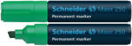 Schneider Permanent marker SCHNEIDER Maxx 250, varf tesit 2+7mm - verde (S-125004) - siscom-papetarie