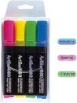 Artline Textmarker ARTLINE 660, varf tesit 1.0-4.0mm, 4 culori set - (YE, PK, GR, LBL) (EK-660/4W)