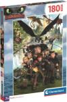 Clementoni - Puzzle How To Train Your Dragon - 180 piese