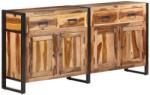 vidaXL Бюфет 172x35x80 см масивно акациево дърво с меден финиш (321698)