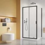 Radaway Set promotional cabina de dus Radaway Alienta DWJ+S negru mat 100x90 cm cu cadita si sifon (202407)
