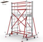 CAGSAN Telesafe XLN Profi 2x10 fokos kétrészes állvány (Munkamagasság: 5, 8m) (S005_XLN_PR)