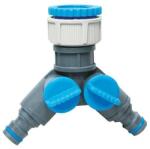  Tömlőösszekötő Y 2 Ágú Elzárható Csaprésszel