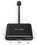 XPPen 3-in-1 adapter - ACW01 (Bemenet: USB-C, Kimenet: USB-C PD: 60W/HDMI/1x USB3.0) (ACW01) (ACW01)