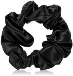 Crystallove Silk Scrunchie копринен ластик за коса Black