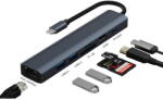  OEM Docking Station MSB JL-CX07A-2, 7 in 1 Type-C to HDMI (4K30Hz), 2*USB3.0, SD/TF, PD100W, RJ45 (1000Mbps) (JL-CX07A-2)