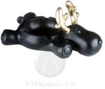  Hamutál Fekete Kerámia Rénszarvas fekvő